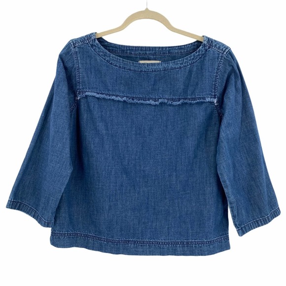 Madewell Denim Herald Tee Chambray Blouse - Picture 11 of 11